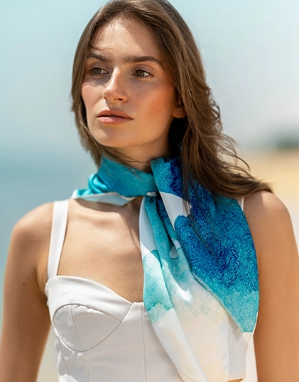 Ocean & Sea Square Scarf