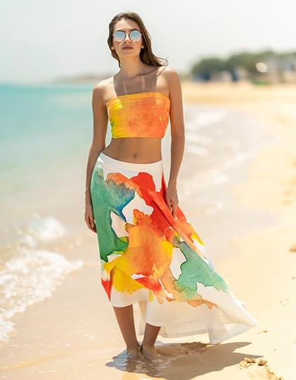 Parrot Maxi Skirt